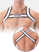 Harness Bottom - Weiss/Schwarz