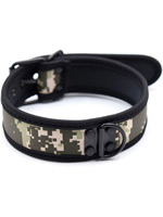 Puppy Play Neopren Halsband - Camouflage