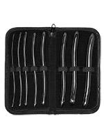 Edelstahl Penisst�be Set geschwungen 8 St�ck