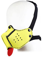 Puppy Play Neoprene Muzzle - Yellow