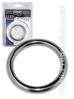 Push Steel - High Polished Power Cockring - 8mm