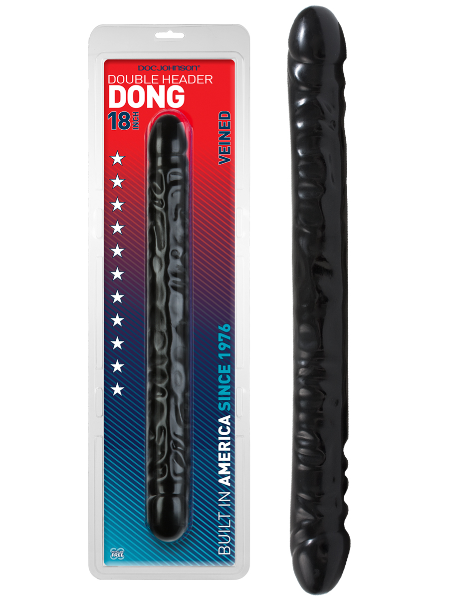 Veined Double Header 18 inch - schwarz