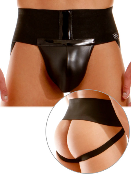 Latex Jockstrap - Black