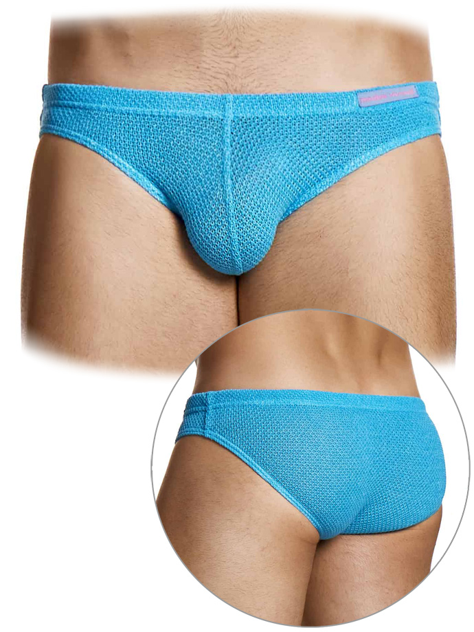 Micro Knit Brief - Blau