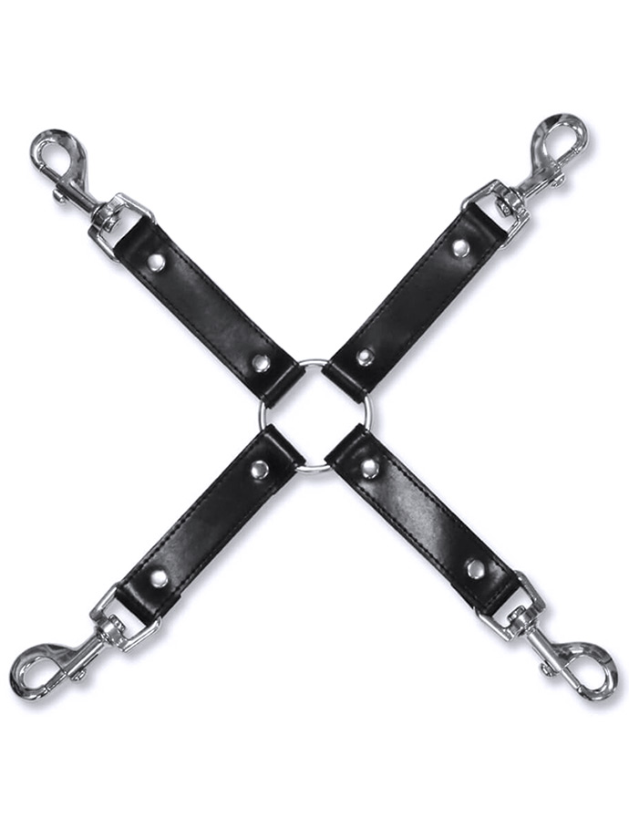 Leather Hog Tie 4-way 11 inch