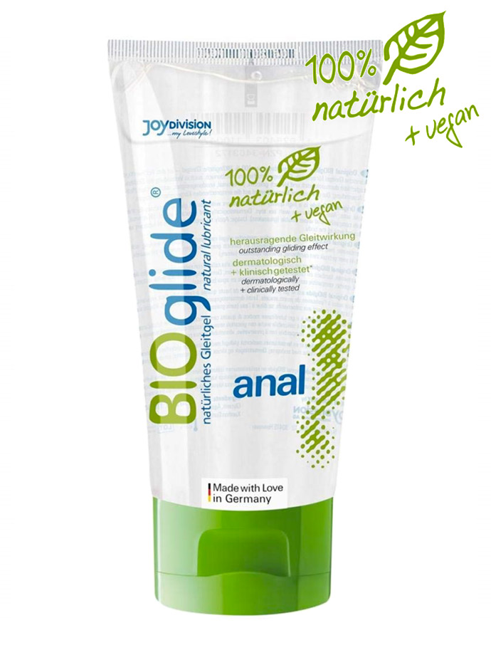 Bioglide Anal 100% natural and vegan Lubricant 80 ml