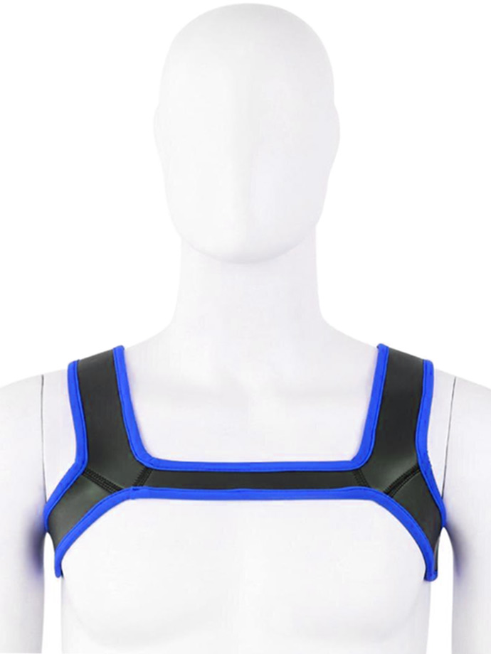 https://www.gayshop69.com/dvds/images/product_images/popup_images/harness-neoprene-shoulder-strap-chest-belt-black-blue__1.jpg