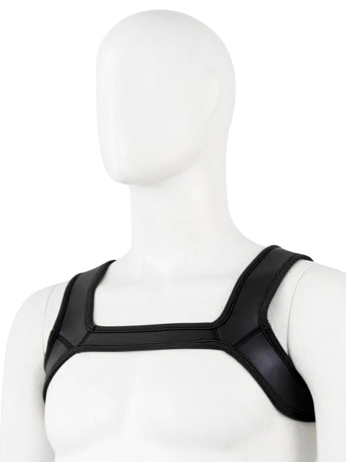 Puppy Play Neoprene Harness - Black