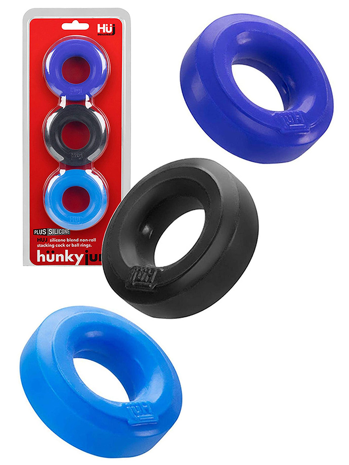 Hnkyjunk - C-Ring Multipack - Schwarz + Cobalt + Navy