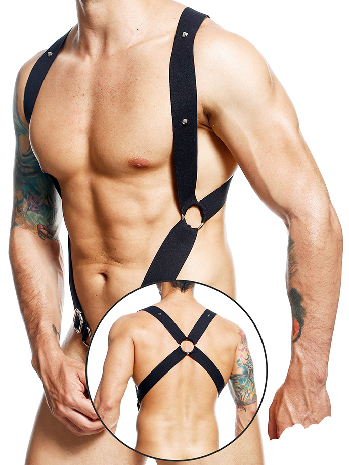 DNGEON Crossback Harness - Schwarz