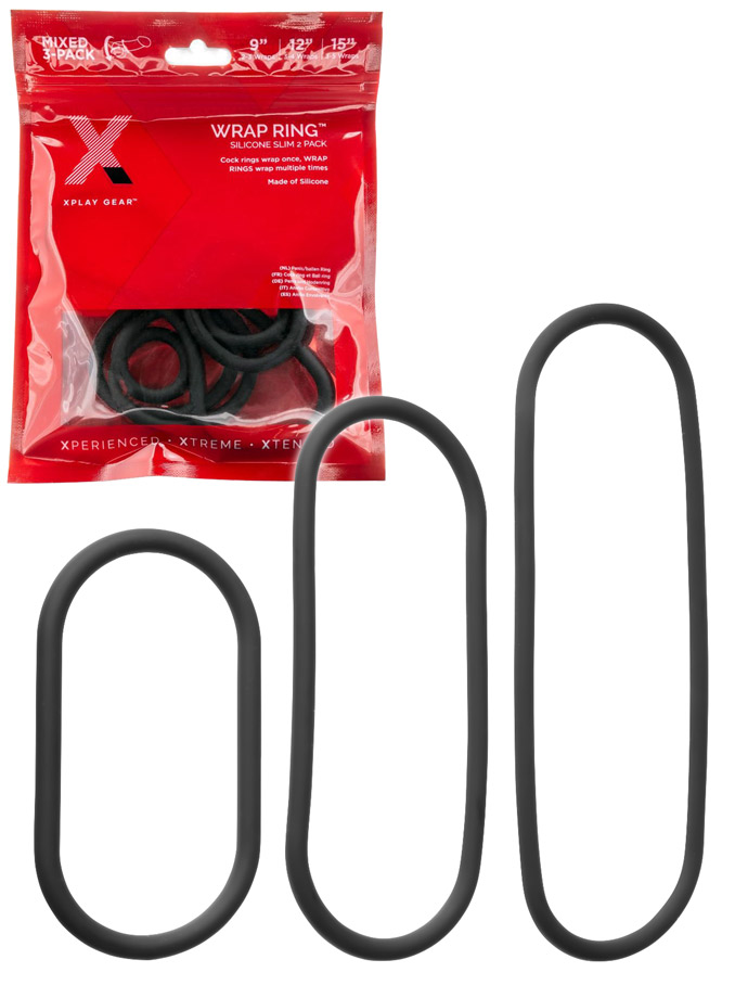 Xplay Gear - Wrap Cockring 3-Pack Dnn