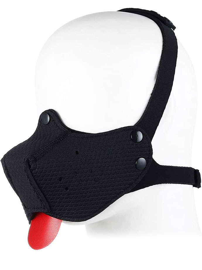 Puppy Play Neoprene Muzzle - Black