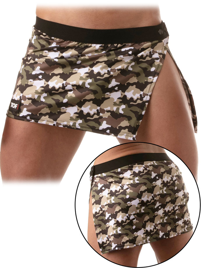 Iconic Skirt - Khaki Camo