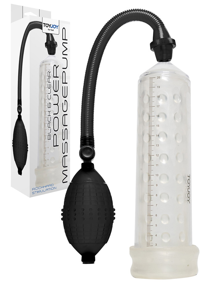 Power Massage Pump with Sleeve - Clear