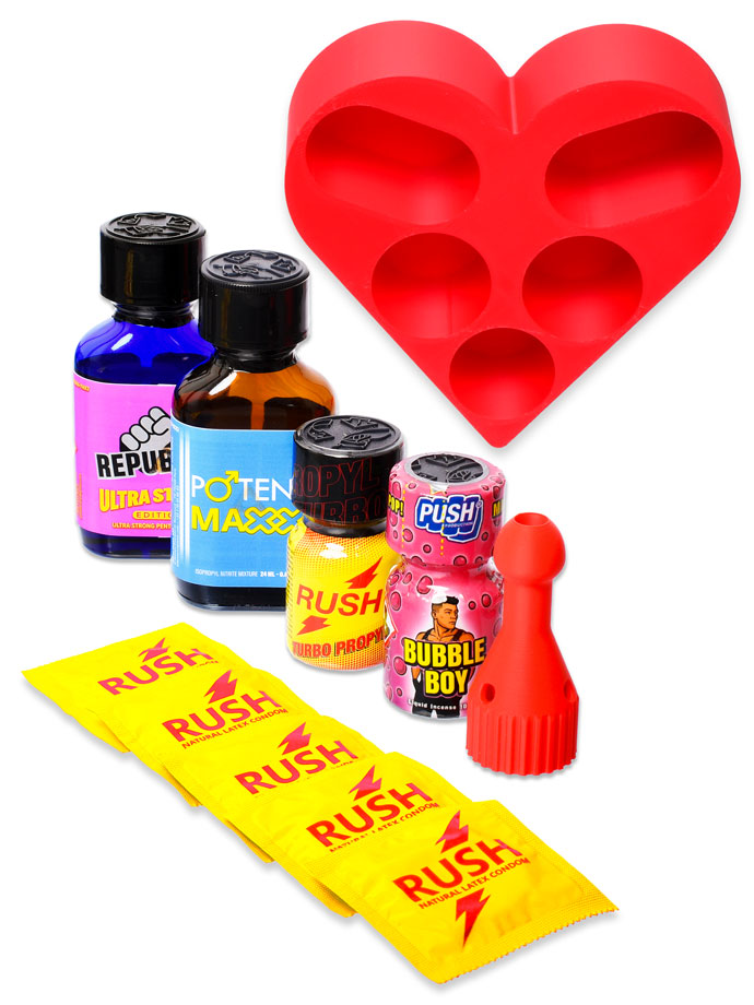 VALENTINES LOVE PACK + GRATIS POPPERS BOX