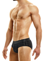 Pied De Poule Classic Brief - Black
