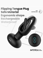 Zack Flipping Tongue Anal Plug with App