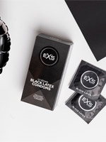 EXS - Black Latex Condoms - 12 St�ck