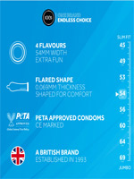 EXS - Mixed Flavoured Condoms - 12 St�ck