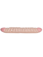 Veined Double Dong 12 inch - Light skin