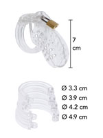 Extreme Chastity Cock Cage Acrylic