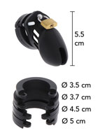 Extreme Chastity Cock Cage Short