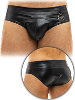 Leather Brief - Black