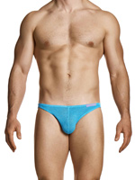 Micro Knit Thong - Blau