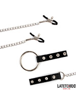 Nipple Clamps with Penis Ring