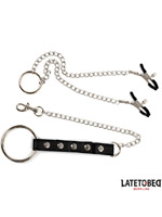 Nipple Clamps with Penis Ring