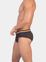 Backless Brief Pride - Black