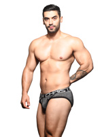 Sparkle Shock Jock Brief - Schwarz