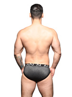 Sparkle Shock Jock Brief - Black