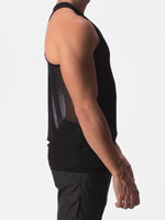 Mesh Tank Top Obak - black