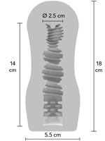 Hero - Clear Grip Vacuum Stroker