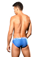 Almost Naked Mesh Brief - Blue