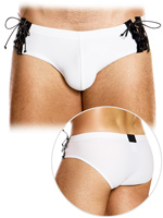 Boudoir Classic Swim Brief - White