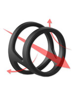 Dual Silicone Cockring