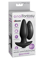 Anal Fantasy Collection Remote Control Silicone Plug