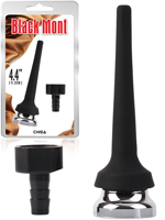 Black Mont - Tapered Silicone Enema Attachment