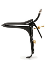 Black Speculum with Lube Drain