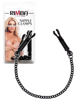 Nipple Clamps with Chain Black