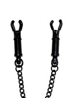 Nipple Clamps with Chain Black