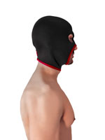Neoprene Face Fucker Hood - Black/Red