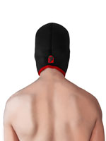 Neoprene Face Fucker Hood - Black/Red