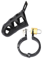 Chastity Cage Parceval - Matt Black