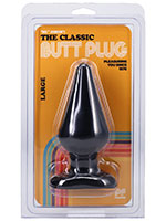 Classic Butt Plug - large black
