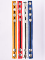 Hard Power Leder Penisring verstellbar - weiss