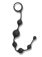 Silicone Anal Wave Beads - Black