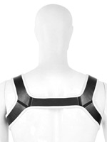 Puppy Play Neopren Harness - Wei/Schwarz